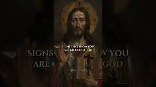 Signs that show you are closer to God ✝️ #christ #jesuschrist #christianity #bible #god