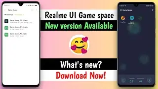 Realme UI Game space New version Available | Realme UI Game space New update | Anu tech 🤩