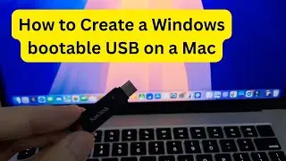 Creating a Windows bootable USB on a Mac! (Windows 10 or Windows 11)