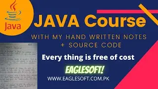 Introduction to Course  #1 || Java course || Free Notes + Source Code