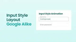 Input animations with HTML, CSS | Gmail Sign in Input Field CSS - Codingscape