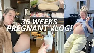 WEEKLY VLOG! 36 weeks pregnant: installing babies carseat, CRAVINGS, moving updates, long car chats!