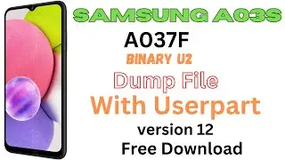 Samsung A03s(A037f) Dump File With Userpart Free Download