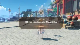 Genshin Impact JP/ENG SUB 4K - Chapter 1: Act 1 - Of the Land Amidst Monoliths