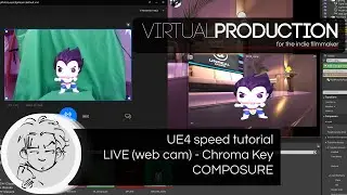 UE4 speed tutorial -- Virtual Production LIVE Chroma Key con Composure (Español)