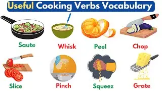Cooking Verbs In English | Cooking Verbs Vocabulary | English Vocabulary
