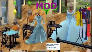 REALISTIC SIMS4 MOD || SEWING MACHINE MOD with physics | realistic sims4 mod 2022