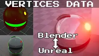 Mask Data between Blender and Unreal Engine Using Vertex color