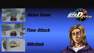 Initial D: Arcade Stage Zero PC - Akina Snow Time Attack (Hillclimb)