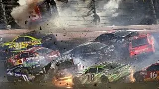 Nascar - Daytona - 2015 - Crash Compilation (Original Sound - No Music)