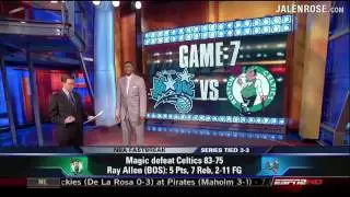 Celtics vs Magic Game 7 Preview - Jalen Rose on ESPN NBA Fastbreak