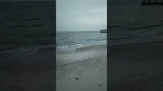 Чёрное море Одесса морской пляж в ноябре