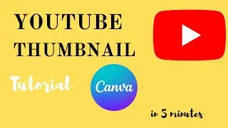 Thumbnail for YouTube in 5 MINUTES with CANVA #socialmedia #businesspromotion#canva