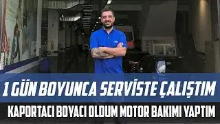 I worked at car service for a day | Engine maintenance, body paint