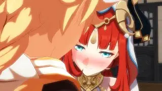 Nilou Kissed Aether - Genshin Impact