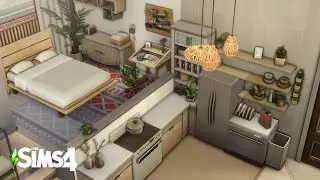 San Myshuno Smallest Apartment Renovation | Speed Build | No CC | The Sims 4 | Ambient Music