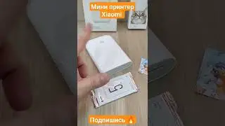 Портативный принтер Xiaomi mijia AR Zink #xiaomi #mijia #qhome
