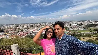 Visiting biggest pyramid by volume & Local Market in Cholula, Puebla