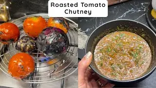 Series “9” SAMOKEY Flavour TOMATO CHUTNEY| BHUNE TAMATAR KI chutney |Chatpati Smokey tomato chutney