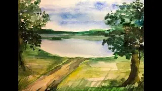 Летний пейзаж.