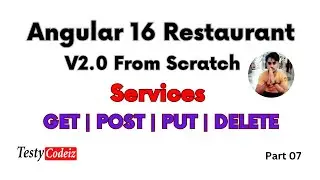 Angular 16 Project Application from scratch | Services in Angular | GET | POST | PUT | DELETE