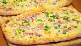 ПРОСЯТ Приготовить СНОВА И СНОВА!!! ✧ ФЛАММКУХЕН - немецкий пирог 
