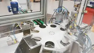 Комплектатор крышки канистры уплотнительным кольцом