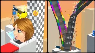 SLICE IT ALL-👩‍❤️‍👨🔪🔥😻 Satisfying And Relaxing ASMR Sound Gameplay. #stmkgaming #gaming