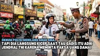 SISWI SMA DIPAKSA BAYAR UANG DAMAI… OKNUM POLISI LANGSUNG BABAK BELUR SAAT KAKAKNYA DATANG! 💥