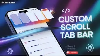 React Native Animated Scroll Top Tabs & Indicator | Stunning UI with FlatList & Reanimated!