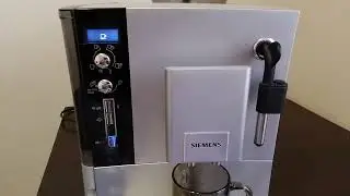 Кофеварка Siemens EQ5 Macchiato пример работы