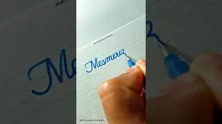 Beautiful English Handwriting Practice 