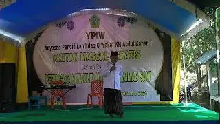 Sambutan Ketua YPIW KH. Abdul Khanan Khitanan Massal & Gratis Desa Kedaton - Kapas - Bojonegoro