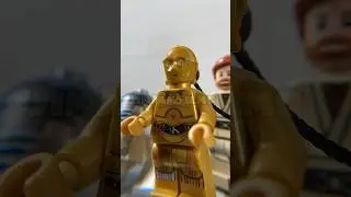 C-3PO after getting his memory rebooted :( #lego #starwars #stopmotion