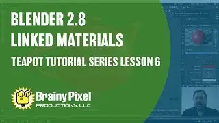 Blender 2.8 - Linked Materials - Beginners Teapot Tutorial 06