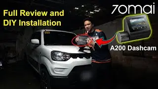 Best Budget but high-quality Dash Cam in the Market? DIY installation on Suzuki Spresso | 70mai A200