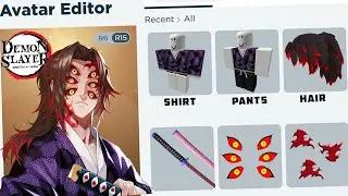 *NEW* How to make KOKUSHIBO avatar in Roblox | Demon Slayer Cosplay