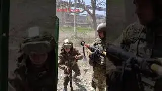 бои на азов стале.Урывок боя.Видео снято от первого лица.Война в Украине.