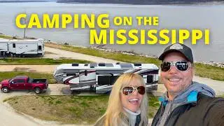 RV Camping on the Mississippi River and Exploring Graceland!