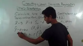 Creating a least square regression line