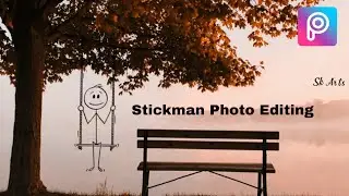 Stickman Photo Editing with Picsart | Trending Stickman Editing