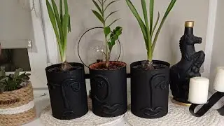 КАШПО ИЗ ЖЕСТЯНЫХ БАНОК И ДЕТСКОГО ТЕСТА ДЛЯ ЛЕПКИ