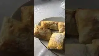 Пирожки с щавелем, слоеное тесто