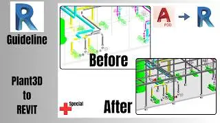 How to Import AutoCAD Plant 3D Files into Revit | Convert Plant 3D Geometry to Solids