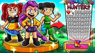 KPOP DEMON HUNTERS EVOLUTION in ROBLOX! (Secret Rumi Morph)