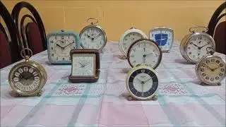 Vintage alarm clock collection