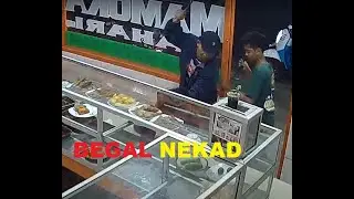 Begal nekat, Gak sadar ada cctv.!!
