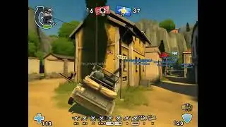 Battlefield Heroes soldier and Gunner at jeep (not sincronized)