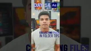 Day 14 After Effects Trips and Tricks \Collecting Files in Folder Tips \#gb_creation