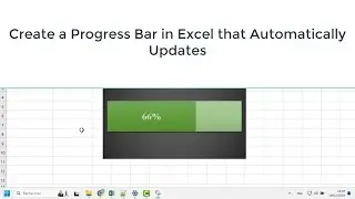 Excel: Progress Bar